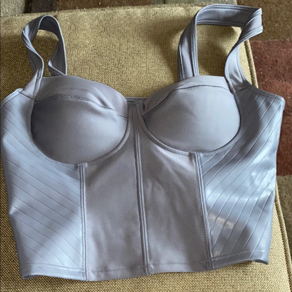Alo yoga Gray Women's corset Top